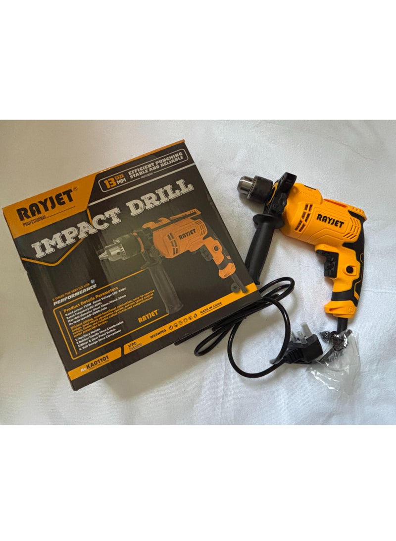 RAYJET 710W high power impact drill｜Steel 13mm/Wood 35mm｜0-2800 rpm｜220V universal｜  - Image 2