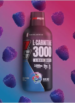 ProSupps L-Carnitine 3000 Liquid Shots - Blue Razz - (473 ml)  - Image 4
