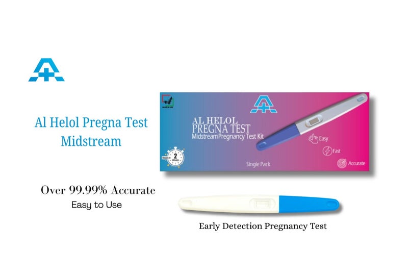 بريجنا تيست اختبار الحمل Al Helol Preg Test Midstream HCG - Image 1