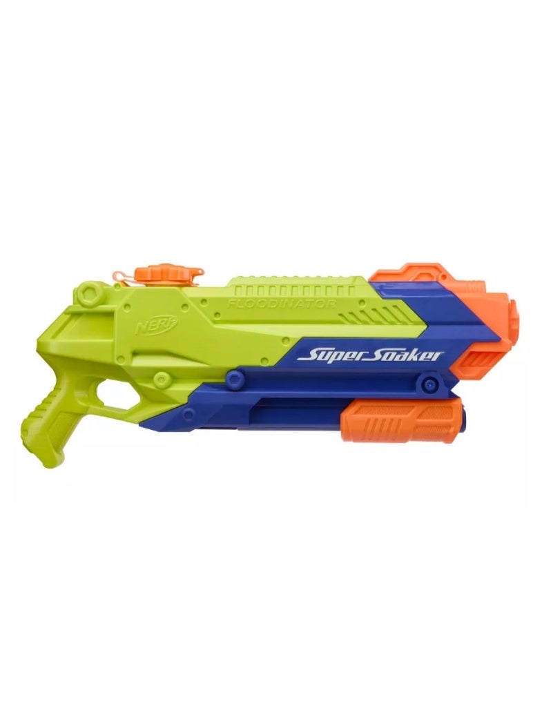 HASBRO - NERF Nerf Super Soaker Floodinator Water Blaster, 70 fl oz Water Capacity - Image 2
