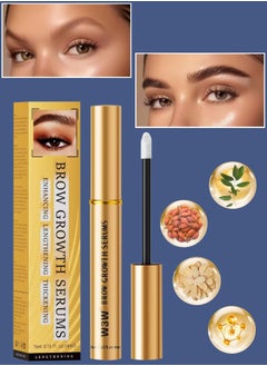 W3W Eyebrow Enhancing Serum Eyebrow Growth Serum Nourishing Brow Serum Gentle No Irritating Lash Serum Gentle Formula Longer Fuller and Thicker Flexible Lashes Eyebrow Enhancer Serum 4ml  - Image 1