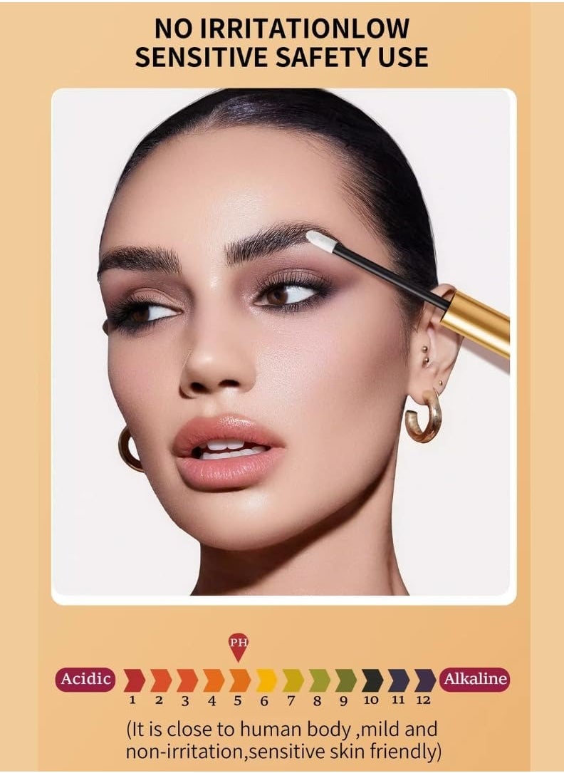 W3W - Eyebrow Enhancing Serum Eyebrow Growth Serum Nourishing Brow Serum Gentle No Irritating Lash Serum Gentle Formula Longer Fuller and Thicker Flexible Lashes Eyebrow Enhancer Serum 4ml - Image 1