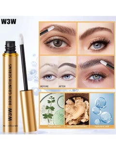 W3W Eyebrow Enhancing Serum Eyebrow Growth Serum Nourishing Brow Serum Gentle No Irritating Lash Serum Gentle Formula Longer Fuller and Thicker Flexible Lashes Eyebrow Enhancer Serum 4ml  - Image 2