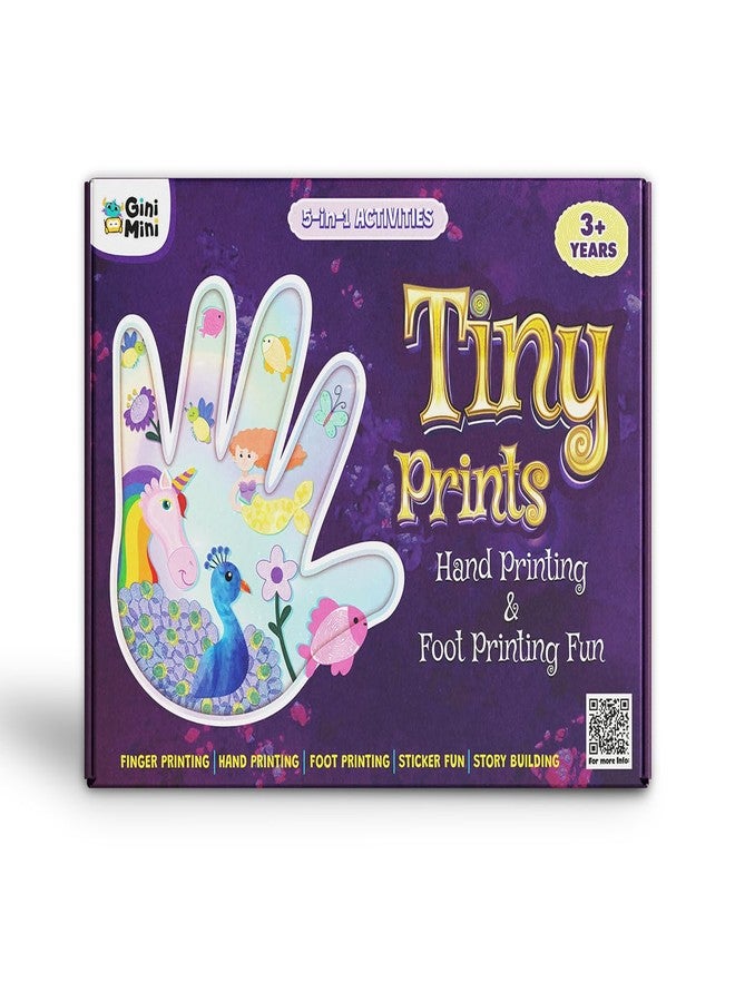 GiniMini Tiny Prints and The Magical Journey Art & Craft Kit for Kids 3-5 | 10 Story-Based Activities, Fingerprint Painting, Stickers, DIY Scrapbook | Creative Gift for Preschoolers - Image 1