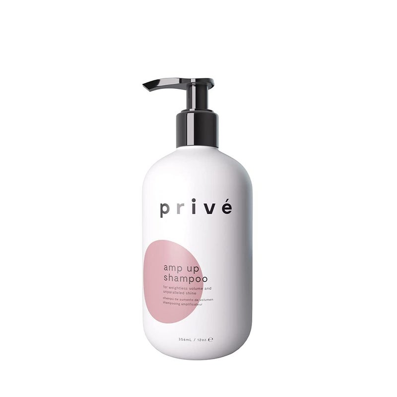PRIVE Priv Amp Up Volumizing Shampoo for Fine Thin Hair  Lightweight SulfateFree Hair Shampoo for Women  Men  Adds Body Lift  Shine and Refreshes Scalp  Formulated with Bamboo  Acai 12 oz