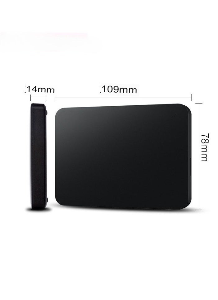 Generic - Portable External Hard Drive, Fast And Convenient External Storage Device, Shockproof Durable Easy To Carry Hard Disk Drive For Play station, Xbox, Pc And Mac, (2TB Black) - Image 1