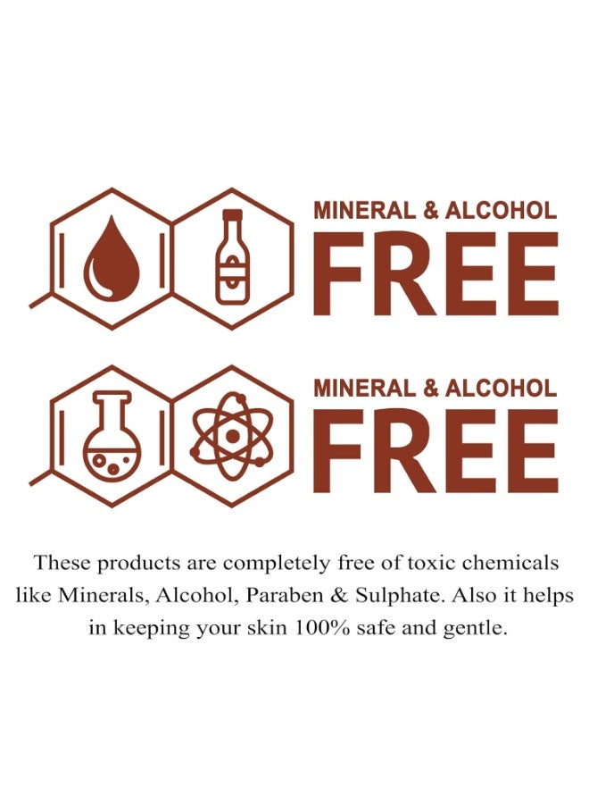 NutriGlow NATURAL'S Advanced Pro Formula Wine Facial Kit For Glowing Skin With Goodness Of Red Grape Extracts, Blemish Free, All Type of Skin Solution for men & women, 60 GM - Image 5