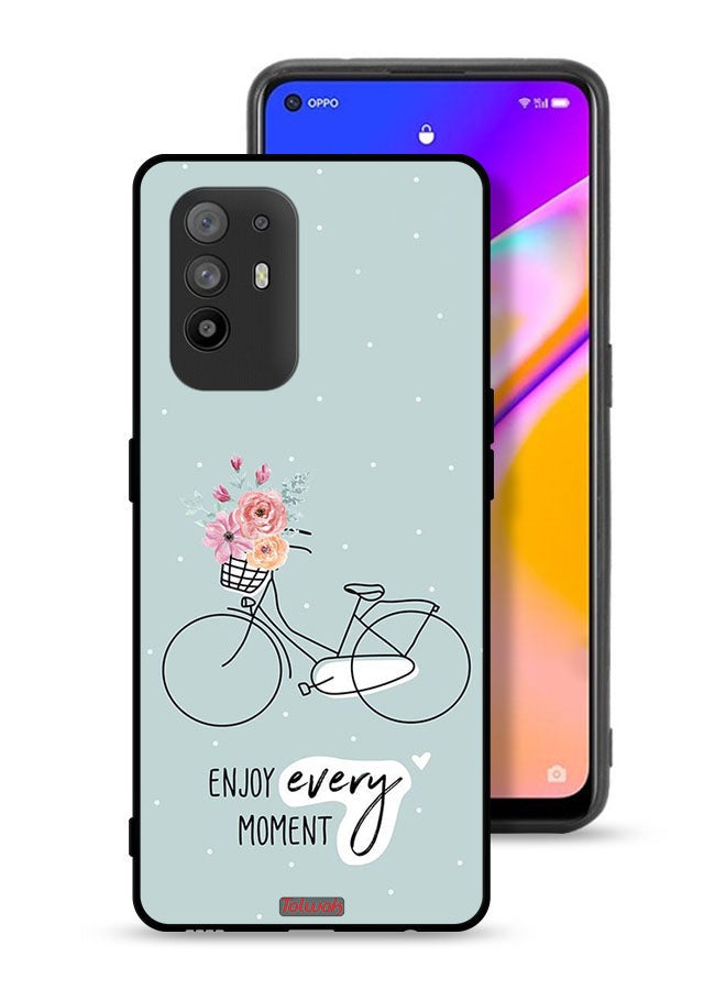 Tolwak Oppo F19 Pro Plus 5G Protective Case Cover Enjoy Every Moment - Image 1