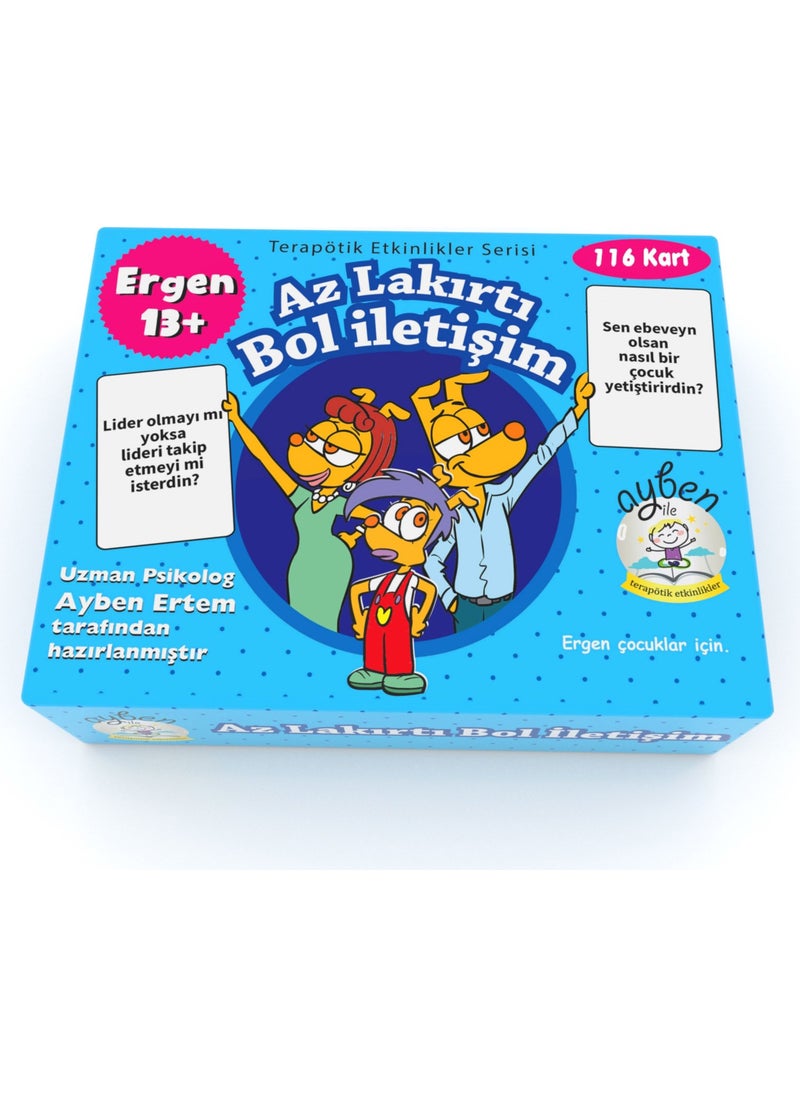 Ayben İle Terapötik Etkinlikler - Therapeutic Activities with Ayben Less Latter, More Communication-Adolescent - Image 1