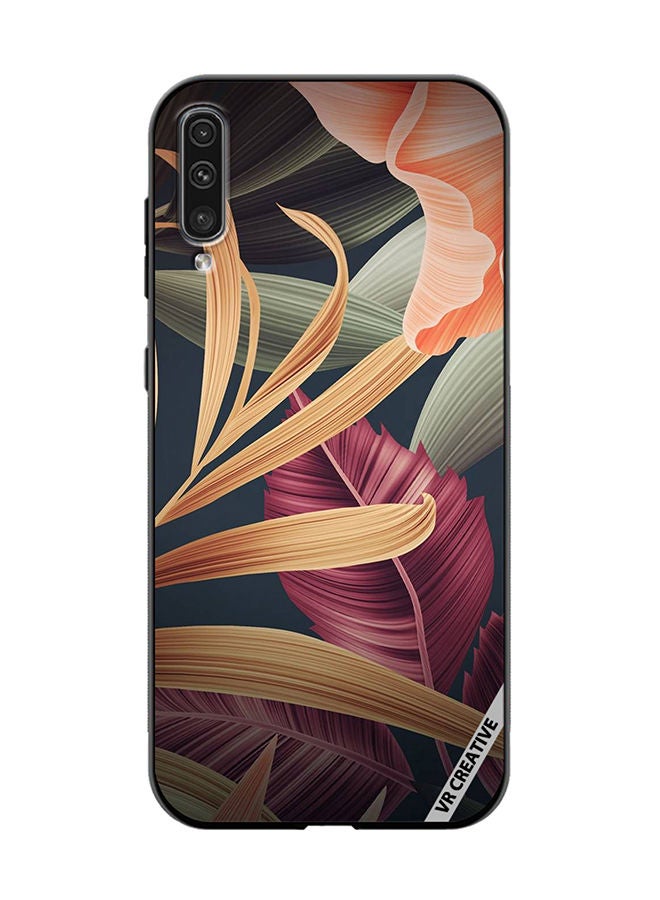 VR CREATIVE Protective Case Cover For Samsung Galaxy A50/A50s Leaf 02 Design Multicolour - Image 1