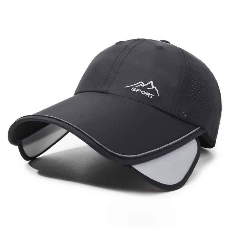 Summer Mesh Cap Men Outdoor Sunshade Breathable Fishing Baseball Hat - Image 1