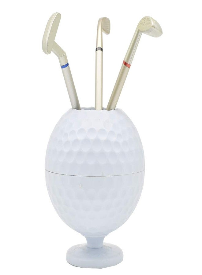 Seadream Golf Gift Set,Golf Ball Pen Holder Set with 3 Golf Pens - Image 1