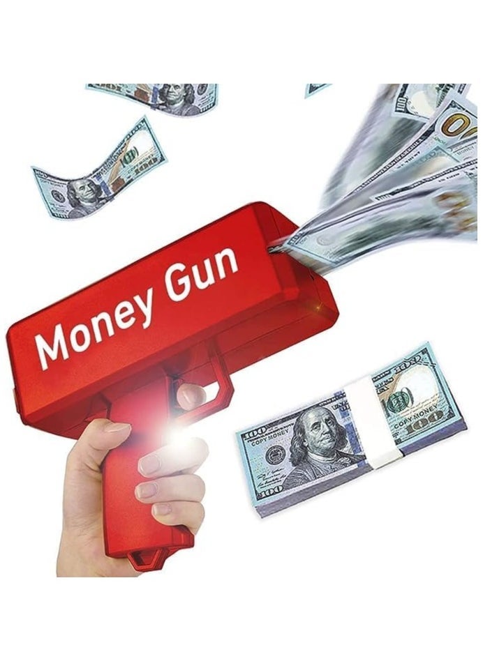 JAJEEK Super Money Gun Toy for Parties – Automatic Cash Shooting Machine with Fake Currency, Battery-Powered Blaster for Birthdays, Weddings, Celebrations & Events – Fun Party Prop for Kids & Adults, Lightweight & Easy to Use - Image 2