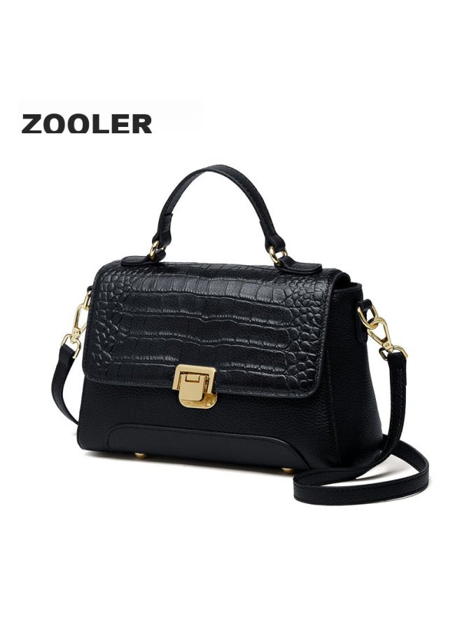 ZOOLER Juer Handbag, Women's Leather Bag, Crocodile Pattern, Shoulder Crossbody Tote Bag, Ladies' Bag, Elegant Mother's Bag, Birthday Gift - Image 3