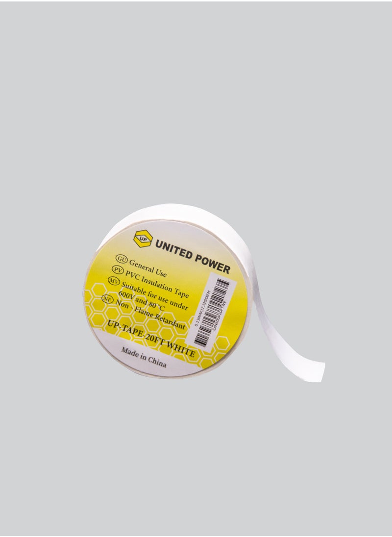 UNITED POWER PVC Electrical Tape - WHITE  - Image 2