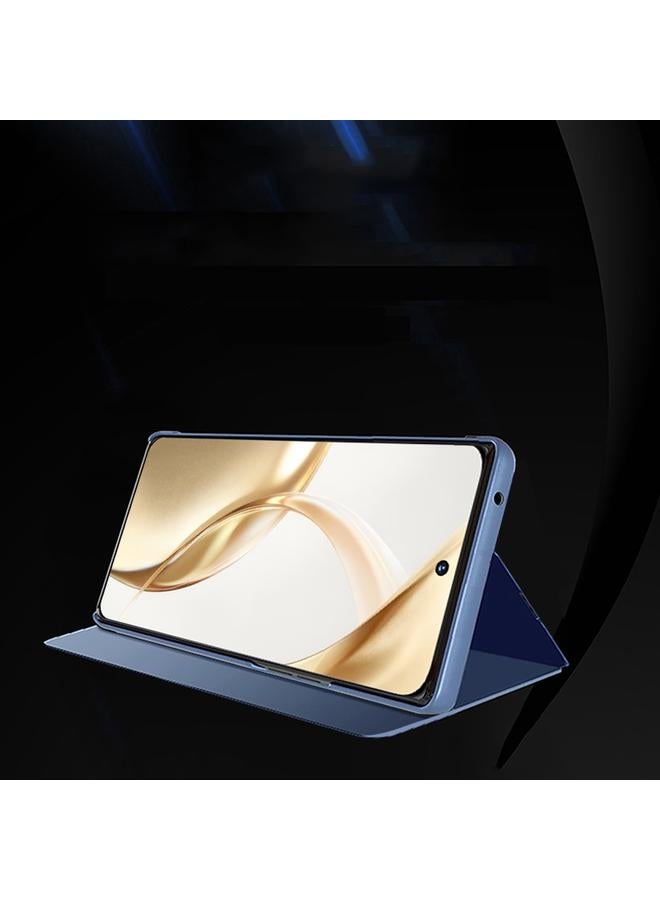 زبون جراب هاتف Honor 200 من الجلد المطلي بمرآة أفقية مع حامل - Image 3