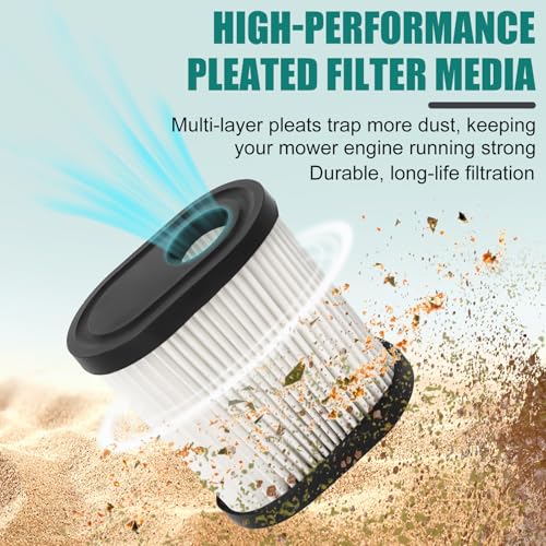 Podoy 36905 Air Filter Compatible with Tecumseh 740083A 751-11122 LV195EA Toro Recycler 22 GTS 6.5HP 20016 20017 20018 Lawn Mower (Pack of 5) - Image 2