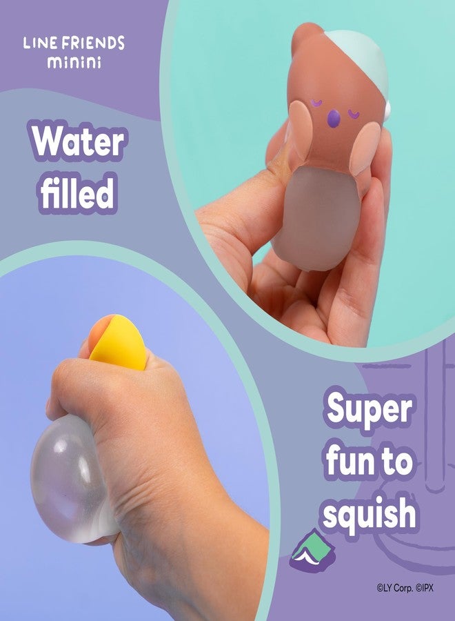 Hamee SquiSHU Capsule LINE Friends Series 2: Naptime Delight Toy - 2 Pc. - Image 3