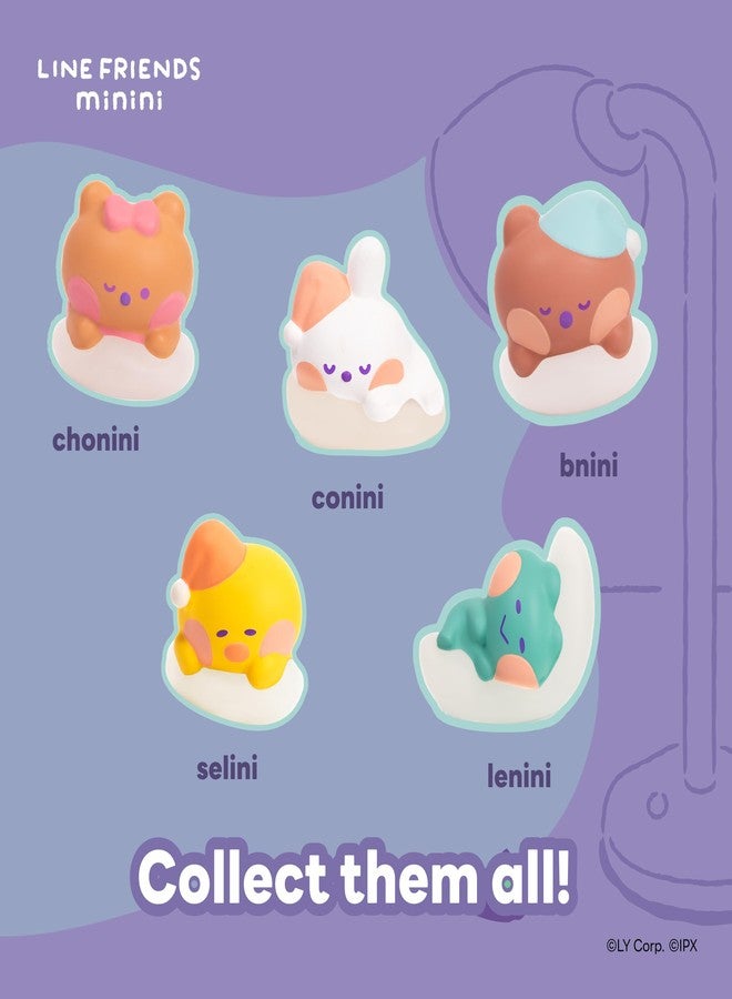 Hamee SquiSHU Capsule LINE Friends Series 2: Naptime Delight Toy - 2 Pc. - Image 4