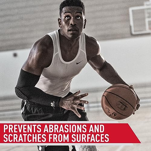 McDavid Hex Shooter Arm Sleeve, Pull-On Padded Protection, Moisture Wicking - Image 3