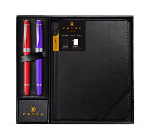 Cross Dotted Journal Gift Set with Two Bailey Light Rollerball Pens - Image 1