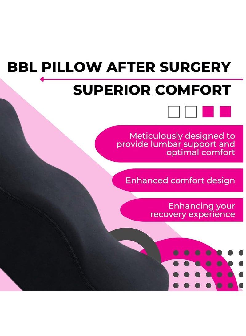 Arabest Portable BBL Pillow, Seat Pillows, Brazilian Seat Lift Pillows Post Surgery Recovery, Buttocks Support Cushions, Seat Cushion Pillow, Hip Raise Pillow, Leg Support for Car Office Computer Chair - Image 2