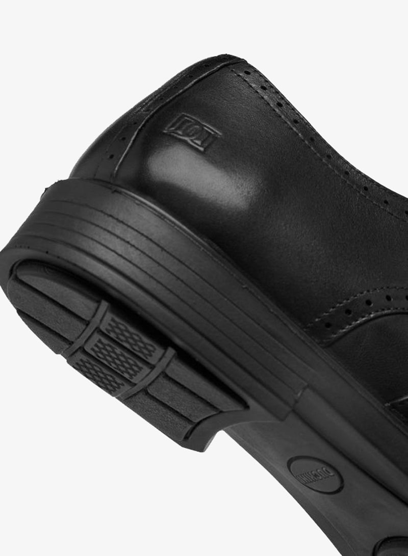 DUCHINI Men's Panelled Lace-Up Derby Shoes - Image 5