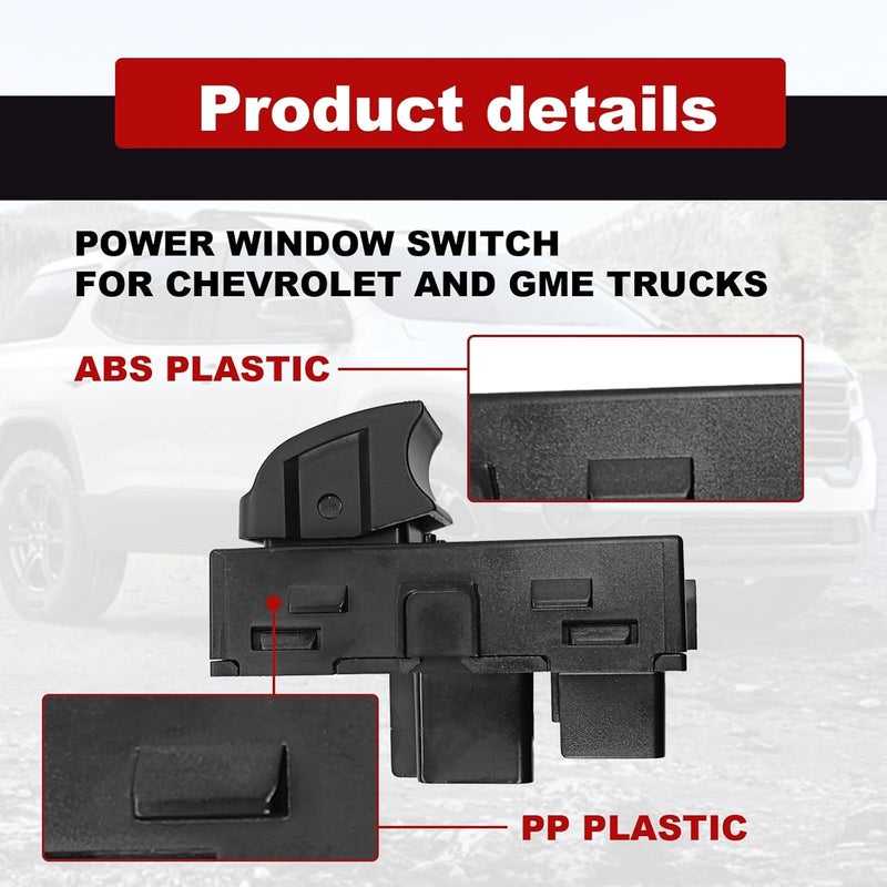 stymart Passenger Side Power Window Switch for GMC and Chevy Models - Image 2