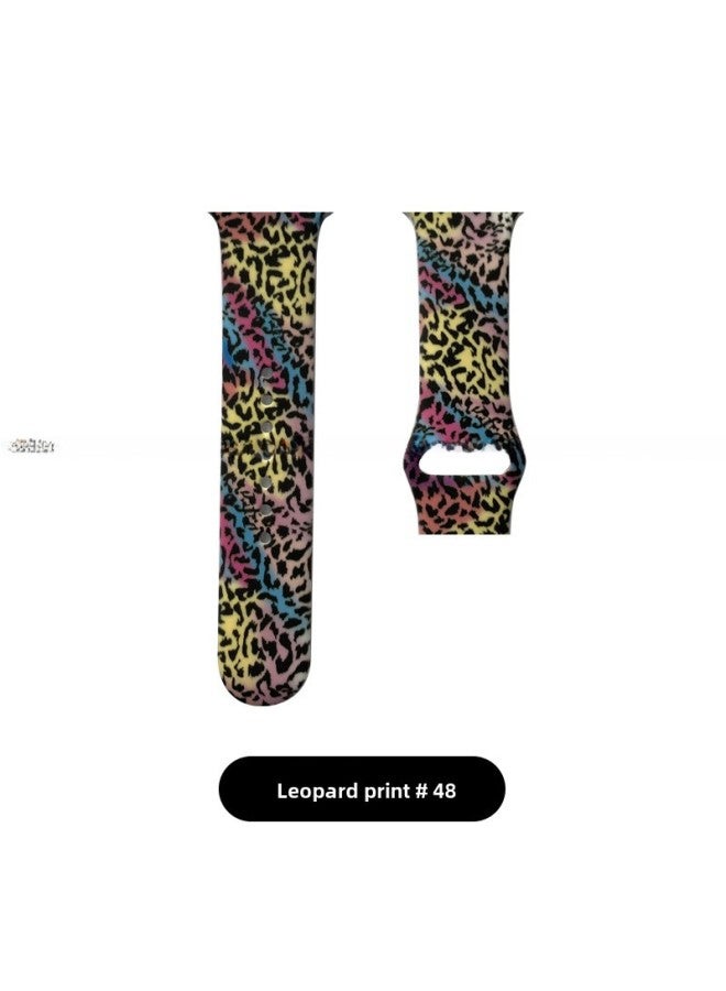 For Applewatch Apple Silicone Strap Iwatch1-9/se Smart Watch Classic Sport Strap - Image 1