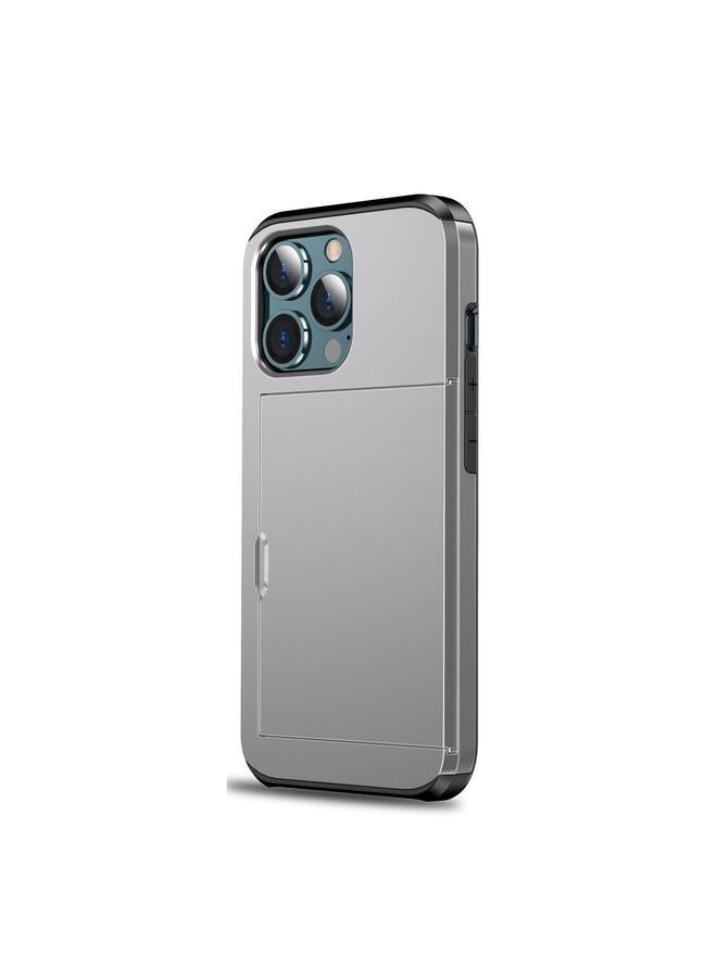 erorex Case For iPhone 13 Shockproof Armor Protective Case with Slide Card Slot - Image 2