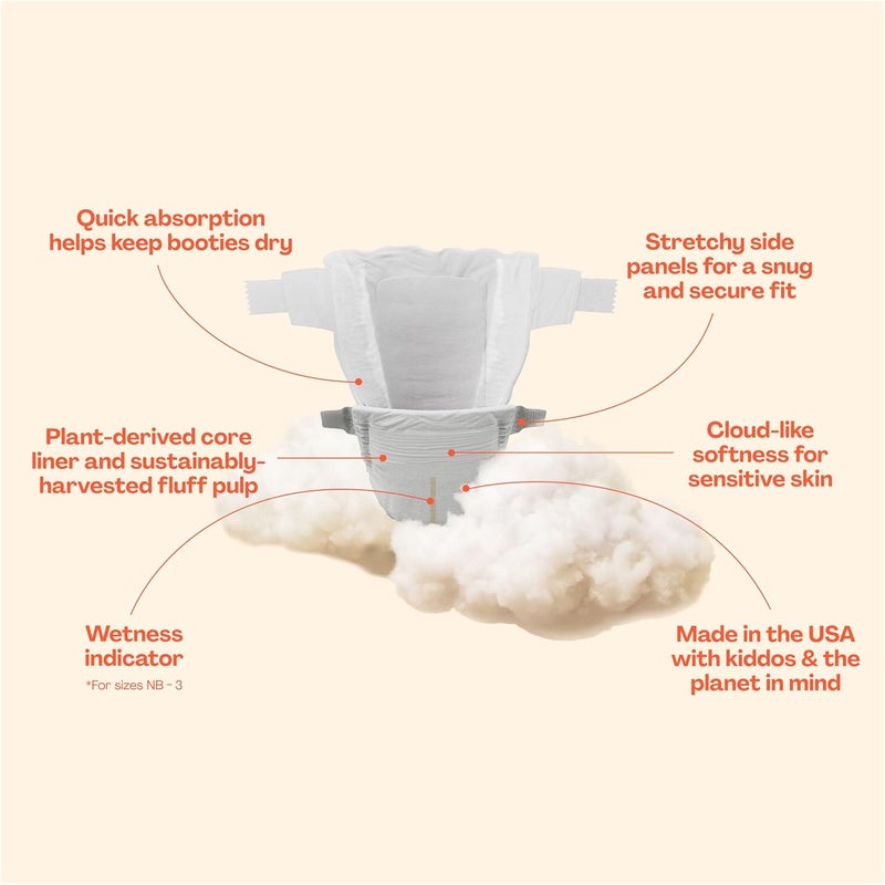 Hello Bello Diapers Size 4 2237 lbs Flower Child 84 Count Value Pack of Premium Disposable Baby Diapers Hypoallergenic with Soft ClothLike Feel - Image 5