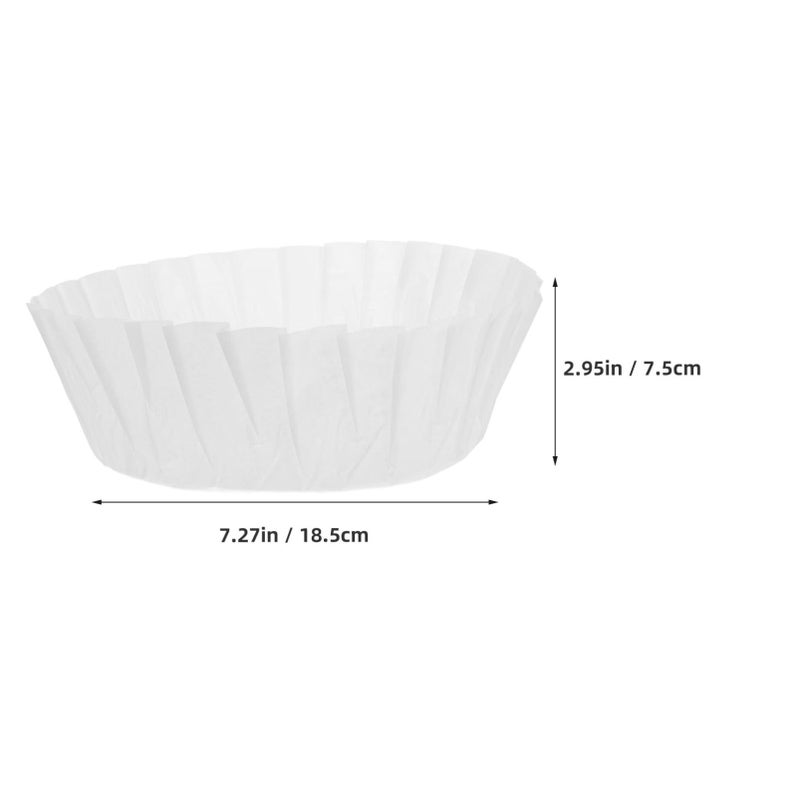 50 Pcs Greaseproof Paper Cake Mold Liners Baking Wrappers Non Stick For Easy Baking Packaging - Image 3