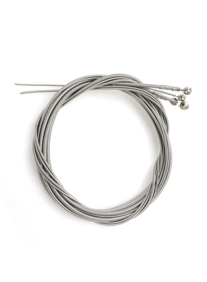 CashBeat Stainless Steel 4 String Bass Guitar Strings, Electric Bass 4 Strings Replacement Set with Small Ball Ends, Compatible with Acoustic Bass, 4 String Bass Instrument Accessories - Image 1