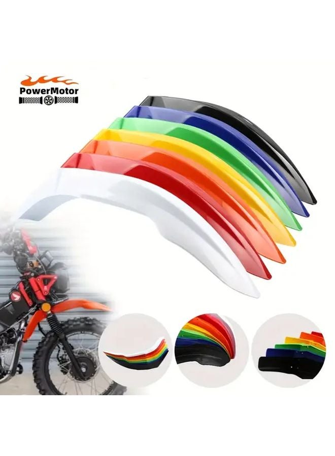 White Front Fender Mud Guard Wing for KTM Yamaha Honda Suzuki Supermotard - Image 1
