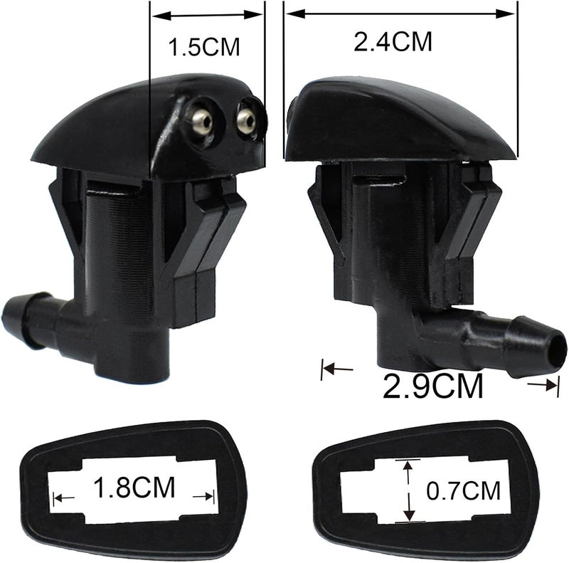 DEMULAX Windshield Wiper Washer Jet Nozzle for Toyota Highlander - Image 2