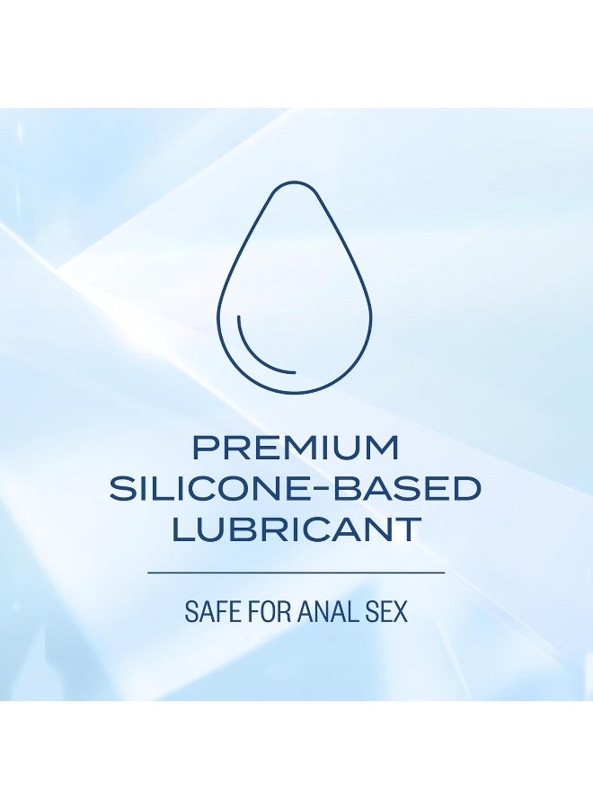 كيه - واي Lube True Feel 8.45 floz، زيت تشحيم شخصي للأزواج البالغين والرجال والنساء، مرطب، خالٍ من الهرمونات والبارابين، فاخر، متوافق مع الواقي الذكري المصنوع من اللاتكس - Image 2