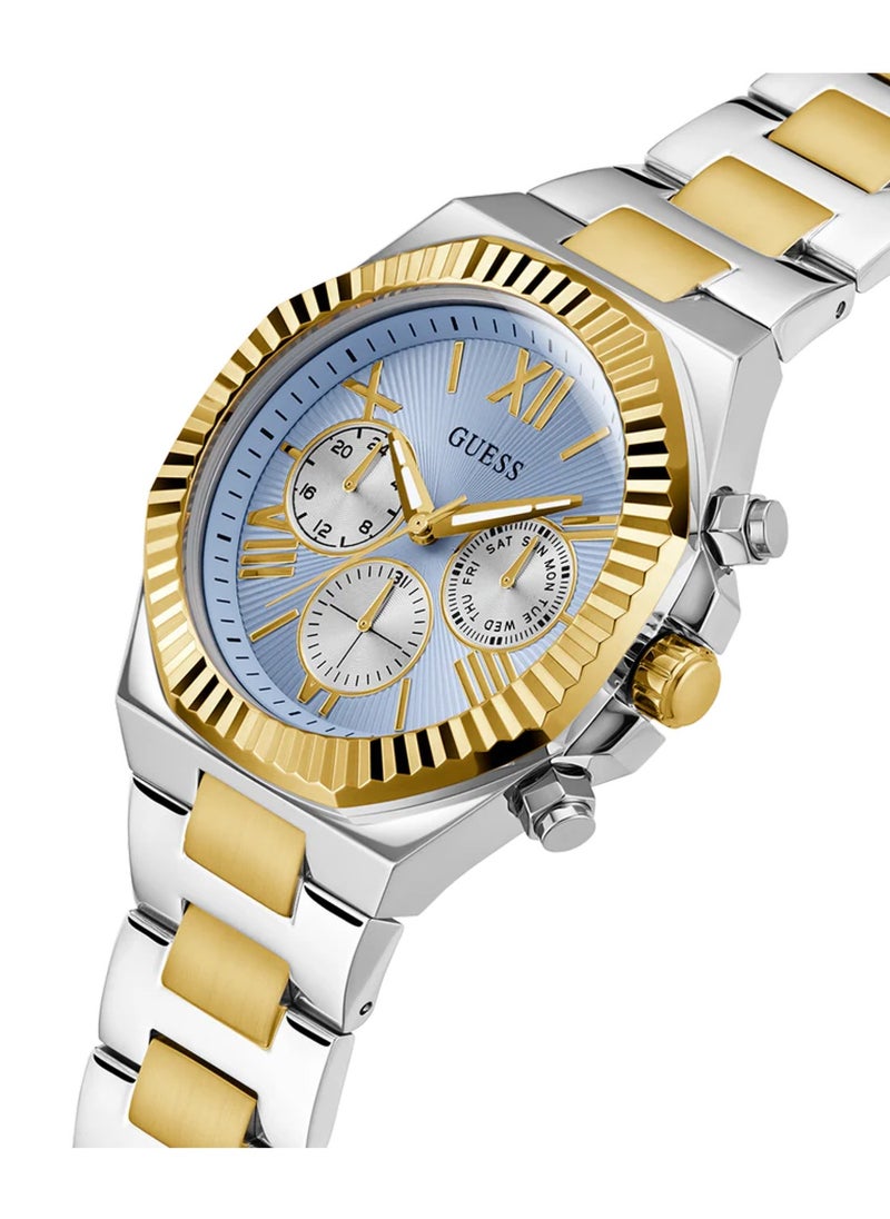 GUESS Equity Men’s Two Tone Multi-Function Stainless Steel Watch GW0703G3 - 44mm  - Image 2