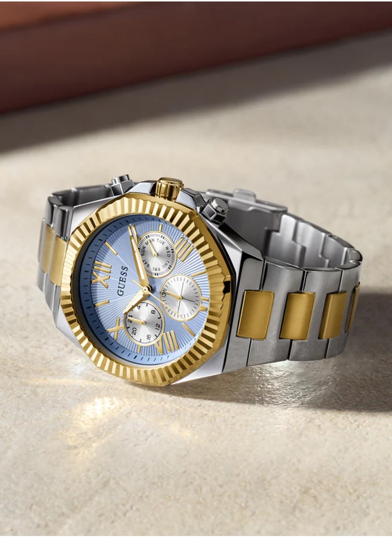 GUESS Equity Men’s Two Tone Multi-Function Stainless Steel Watch GW0703G3 - 44mm  - Image 5