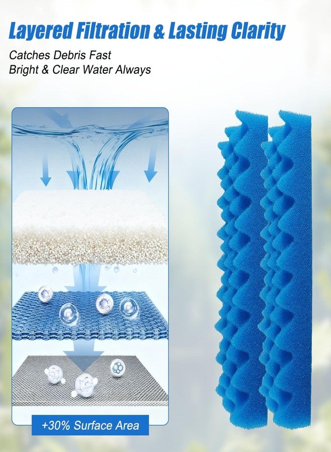 GUXPCH 38 Pack Aquarium Filter Media Kit Fit for 406 407 Canister Filters, Includes Water Polishing Pad, Bio Foam Pad, Foam Blocks, Ceramic Rings, Activated Carbon, Filter Mesh Bag - Image 4