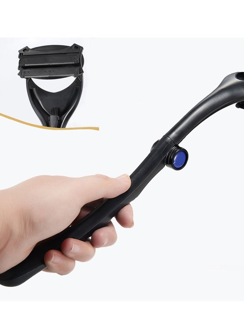 Y&D Back Shaver, 1Pcs Body Groomers for Men and Women, Ergonomic Design, Universal Wet Dry Shaving  - Image 2