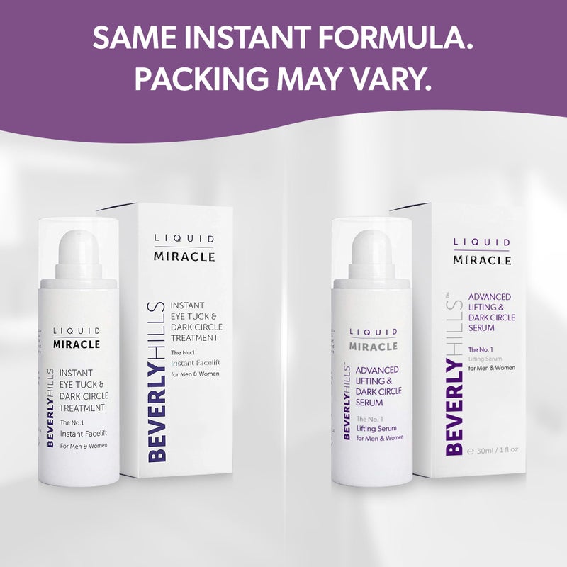 Beverly Hills Instant Facelift Anti Aging Eye Serum Treatment for Dark Circles, Puffy Eyes, Wrinkles, Under Eye Bags, Fine Lines, and Crows Feet | 30mL (120 Days Supply) - Image 2