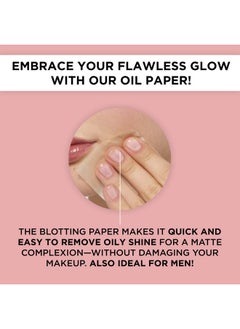 ARTDECO ARTDECO Oil Control Paper - Oil-Absorbing Blotting Paper - Gives Your Complexion a Matte Finish - Refill Pack with 100 Sheets - For Makeup - For Oily Skin - Easy Take Out Design - Face Wash - 100pcs  - Image 3
