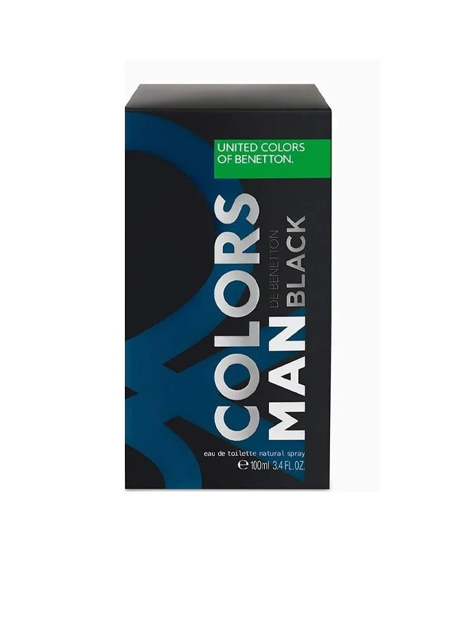بينيتون عطر بكولورز دي بينتون بلاك مان او دو تواليت 100مل - Image 2