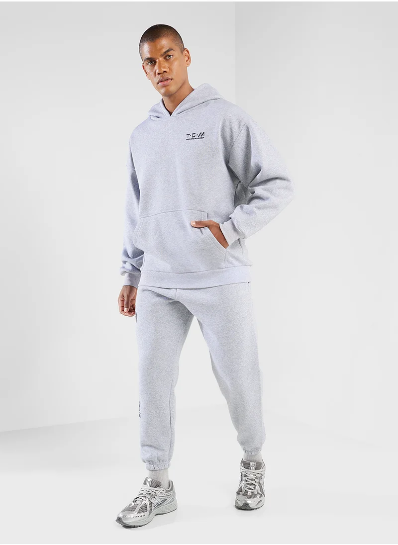 The Giving Movement Oversized Racing Printed Hoodie