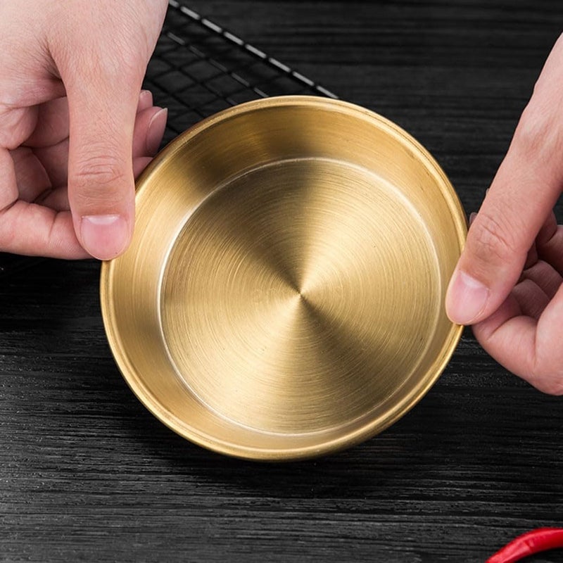 304 Stainless Steel Small Dipping Bowl Sauce Condiment Dish Silver Gold Color - Image 5