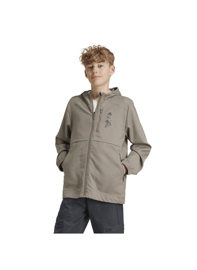 Adidas adidas J Dy Lk Tt Brown Training Jackets 7-8Y  - Image 3