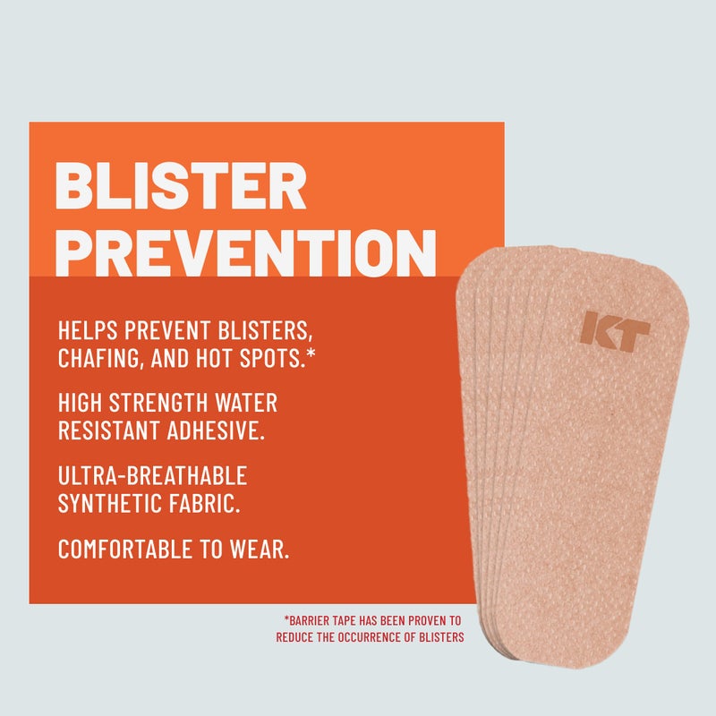 KT TAPE KT Health Blister Prevention Tape â€“ 30 Precut Strips for Blister Protection, Strong Adhesive, Dermatologist Tested, Ideal for Athletes and Active Lifestyles â€“ Black - Image 5
