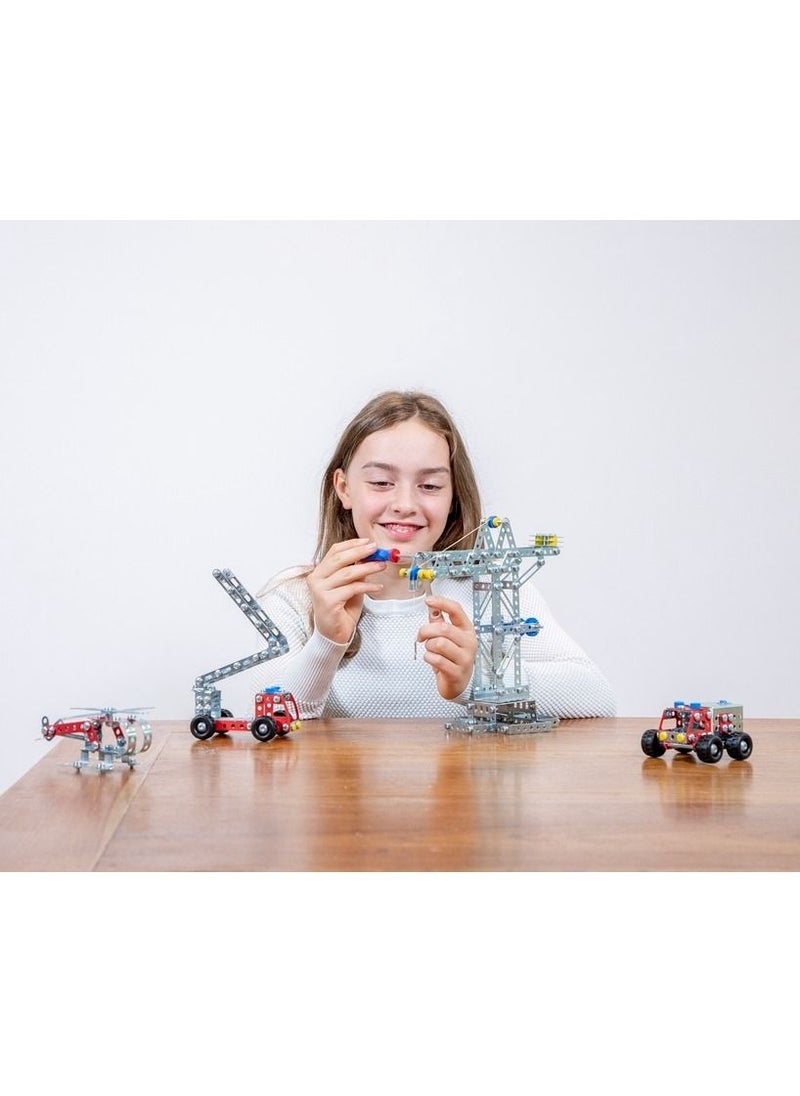 eitech - eitech 3 in 1 Metal Trucks Building Set 195 Pieces Construction Kit Ideal for 8+ Years in Developing STEM and Engineering Skills - Image 1