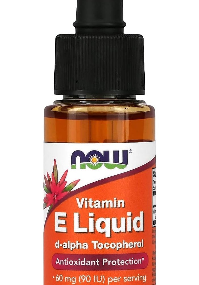Now Supplements, Natural Vitamin E Liquid (D-Alpha Tocopherol), Antioxidant Protection, 1 Ounce - Image 1