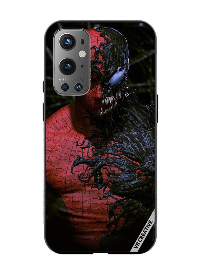 VR CREATIVE Protective Case Cover For OnePlus 9 Pro Spiderman Design Multicolour - Image 1